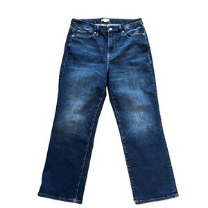 Good American Women's Straight Leg Jeans - Dark Blue